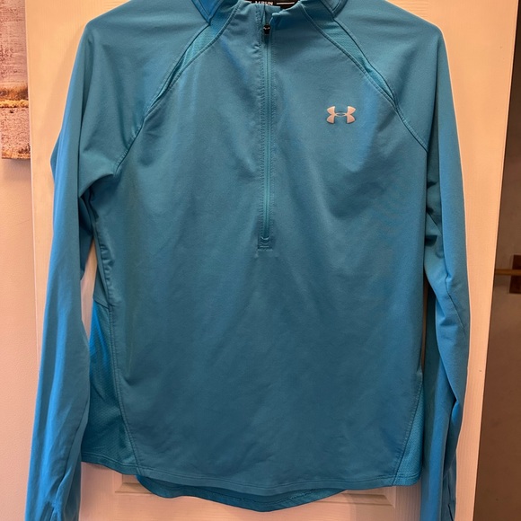 Under Armour Tops - Under Armour Teal Quarter-Zip Top